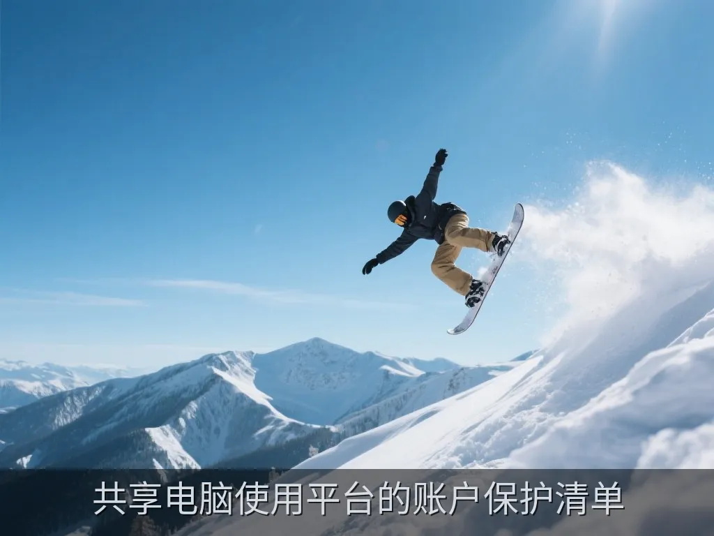 共享电脑使用平台的账户保护清单